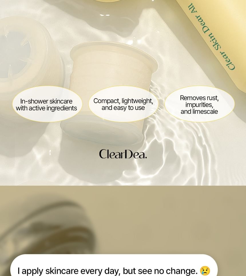ClearDea - Glow On And On Shower Cartridge Case