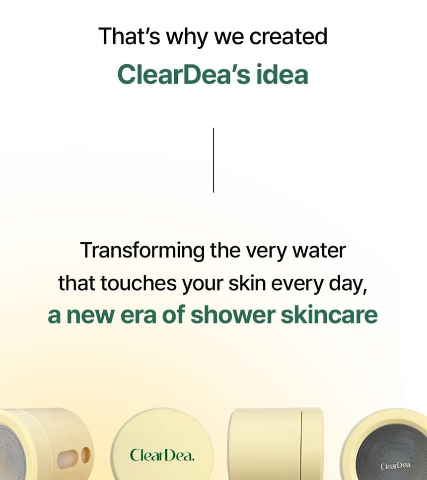 ClearDea - Glow On And On Shower Cartridge - 3 Types