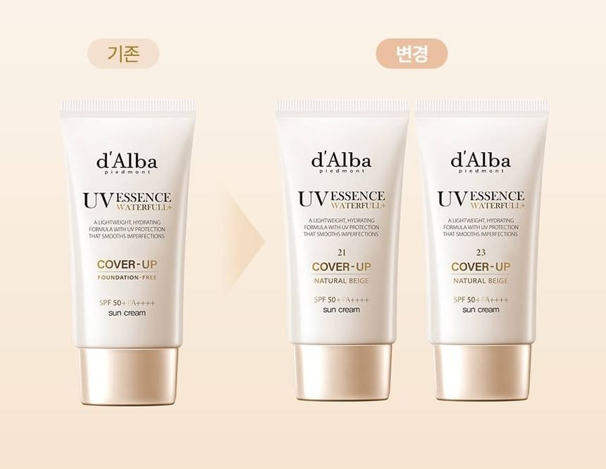 d'Alba - Waterfull Cover Up Sun Cream - 2 Colors
