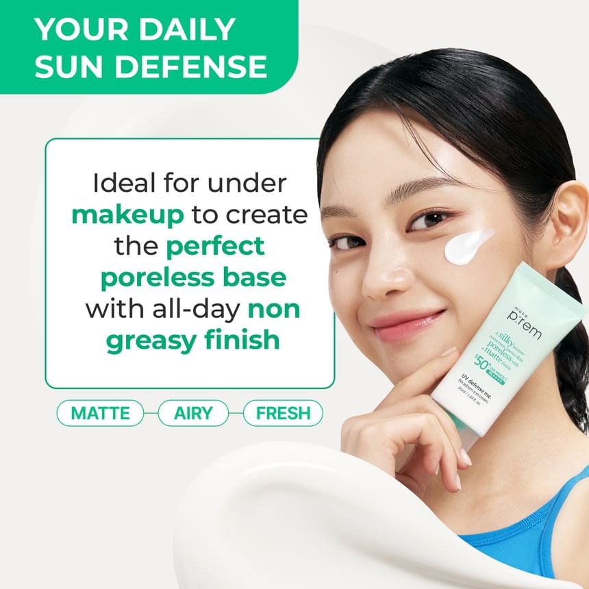 make p:rem - UV Defense Me. Matte Airy-fit Sunscreen OTC Version