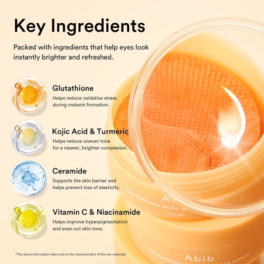 Abib - Glutathione Kojic Acid Eye Patch Vita Jelly