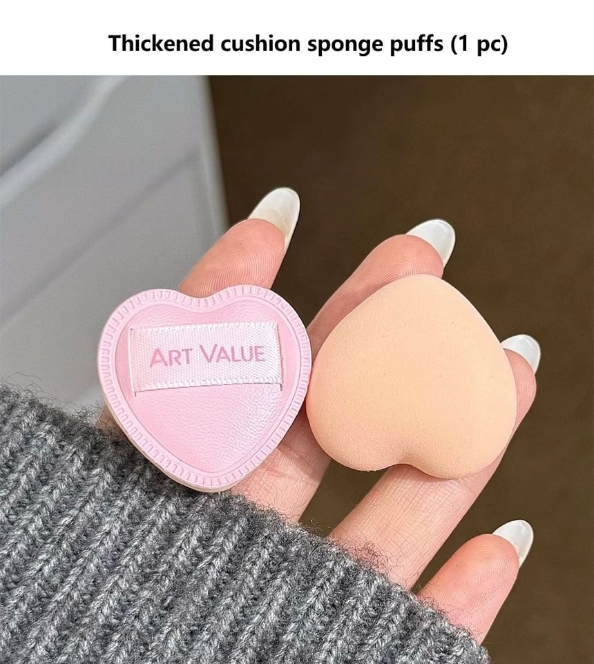 Art Value - Milk Tea Mini Powder Puff (Set - 5pcs)