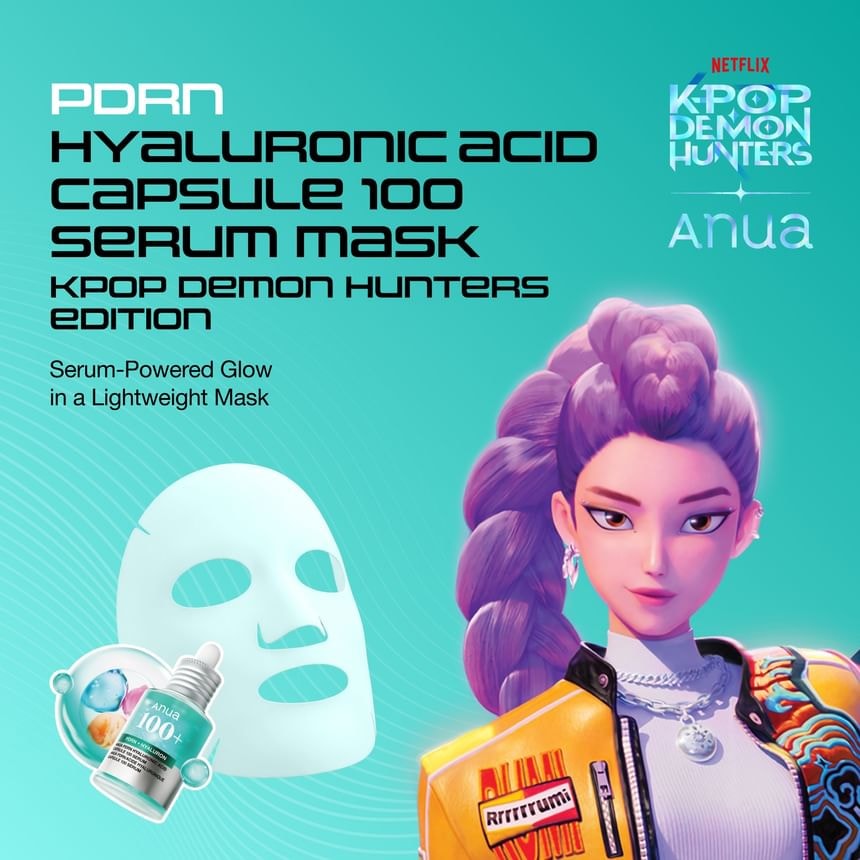 Anua - PDRN Hyaluronic Acid Capsule 100 Serum Mask Kpop Demon Hunters Collaboration