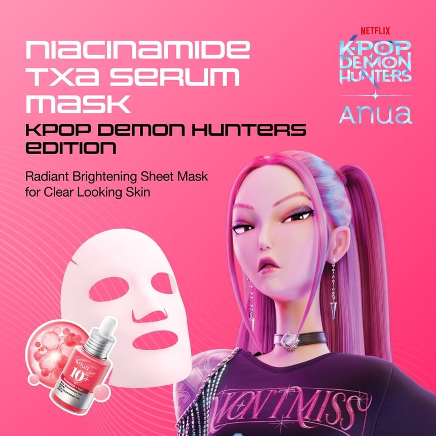 Anua - Niacinamide TXA Serum Mask Kpop Demon Hunters Collaboration