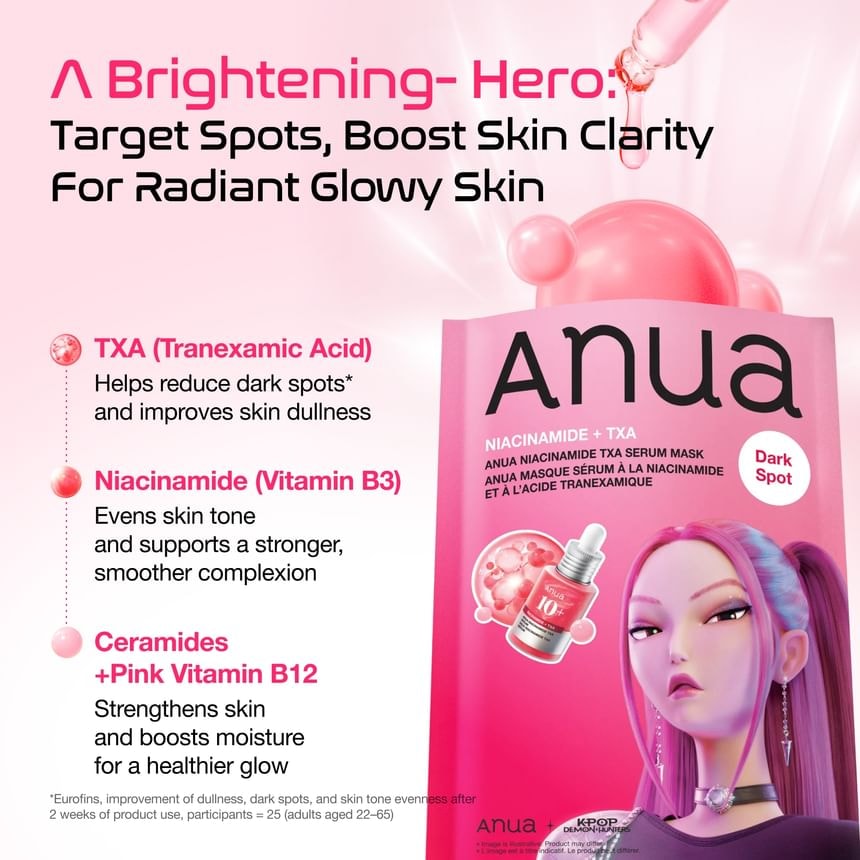 Anua - Niacinamide TXA Serum Mask Kpop Demon Hunters Collaboration