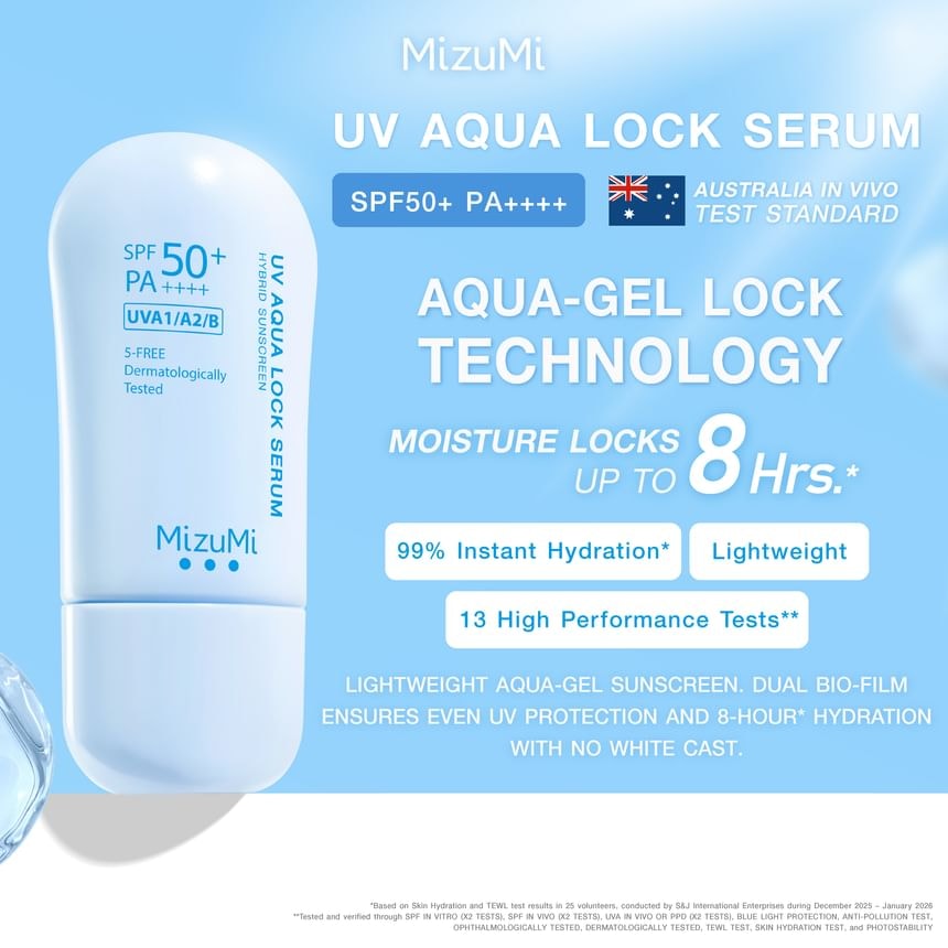 MizuMi - UV Aqua Lock Serum Hybrid Sunscreen SPF 50+ PA++++
