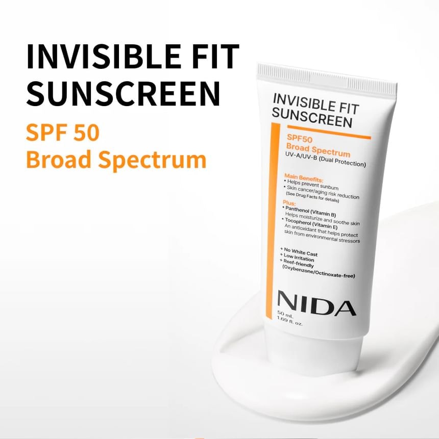NIDA - Invisible Fit Sunscreen OTC Version (50ml)