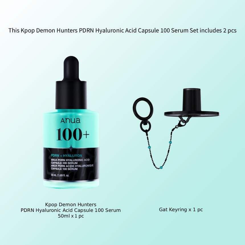 Anua - PDRN Hyaluronic Acid Capsule 100 Serum Set Kpop Demon Hunters Collaboration