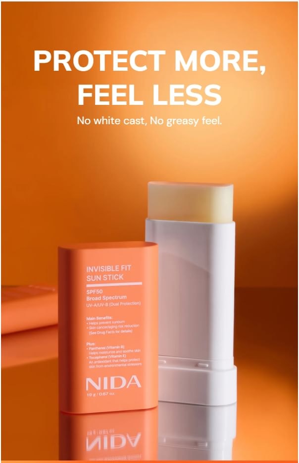 NIDA - Invisible Fit Sun Stick (19g)