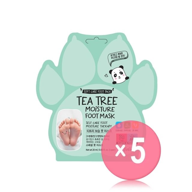 esfolio - Tea Tree Moisture Foot Mask 5pcs Bundle Set