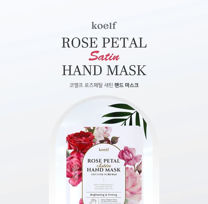 PETITFEE - Rose Petal Satin Hand Mask 5pcs Bundle Set (1 pair x 5 pcs)