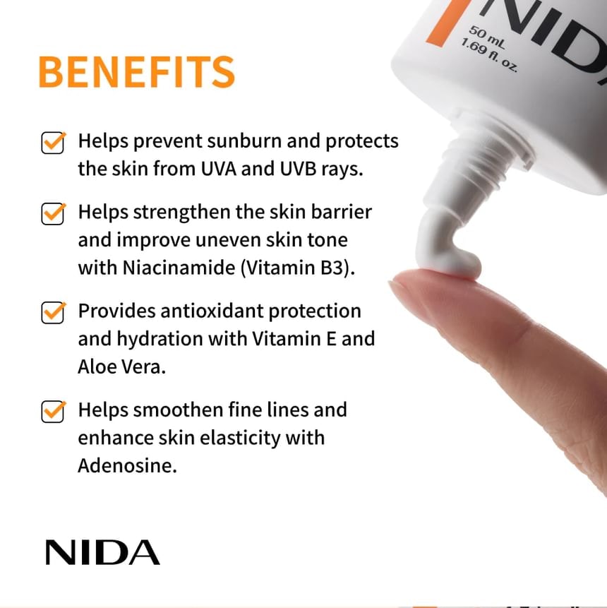 NIDA - Invisible Fit Sun Cream 2pcs Bundle Set