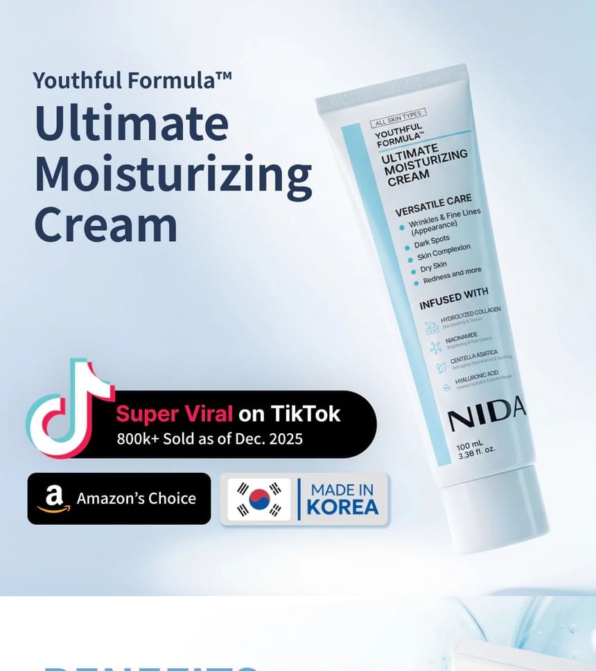 NIDA - Youthful Formula Ultimate Moisturizing Cream 2pcs Bundle Set