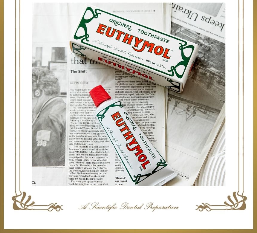 EUTHYMOL - Original Toothpaste 2pcs Bundle Set