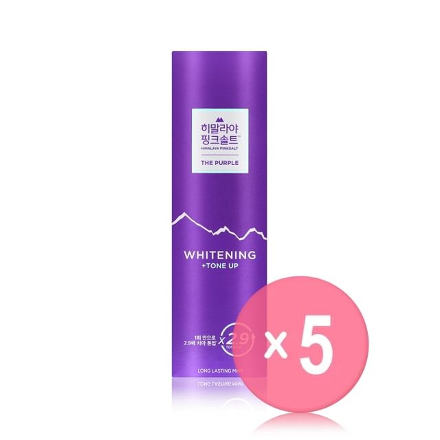 HIMALAYA PINKSALT - The Purple Whitening Tone Up Toothpaste 5pcs Bundle Set