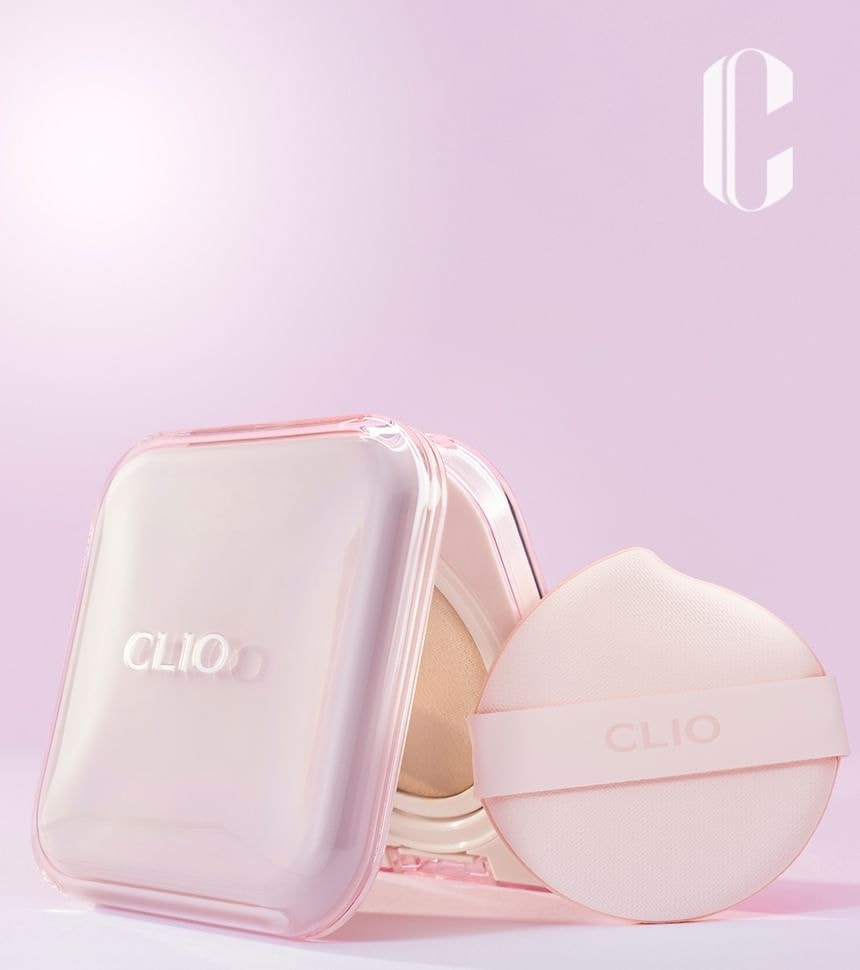 CLIO - Kill Cover Mesh Glow Essential Cushion Puff 5pcs Bundle Set