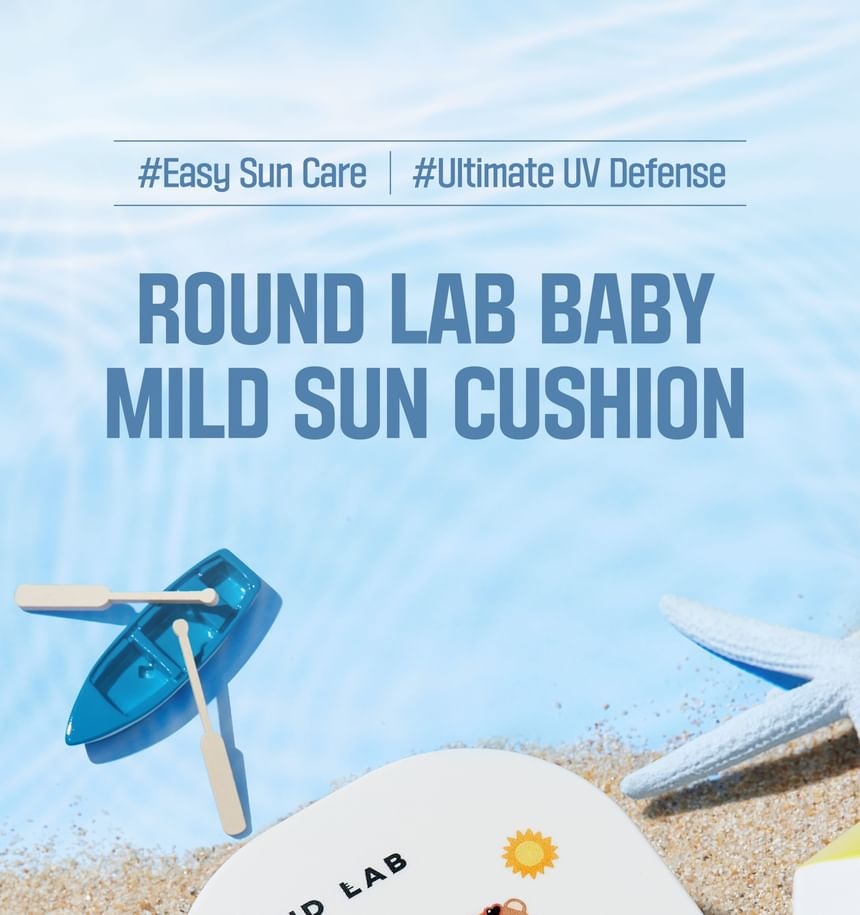 ROUND LAB - Baby Mild Sun Cushion 2pcs Bundle Set