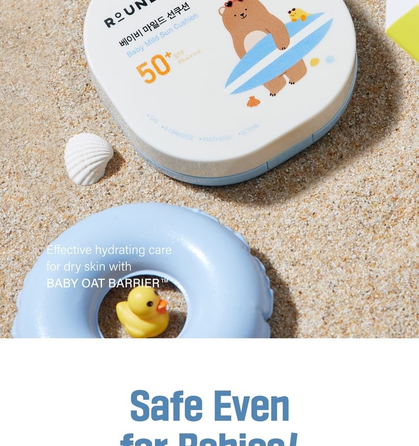 ROUND LAB - Baby Mild Sun Cushion 2pcs Bundle Set