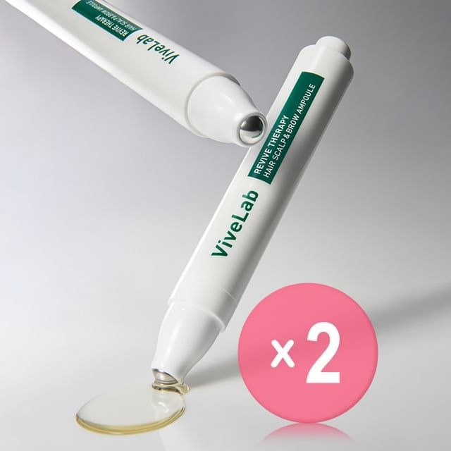 ViveLab - Revive Therapy Hair Scalp & Brow Ampoule 2pcs Bundle Set