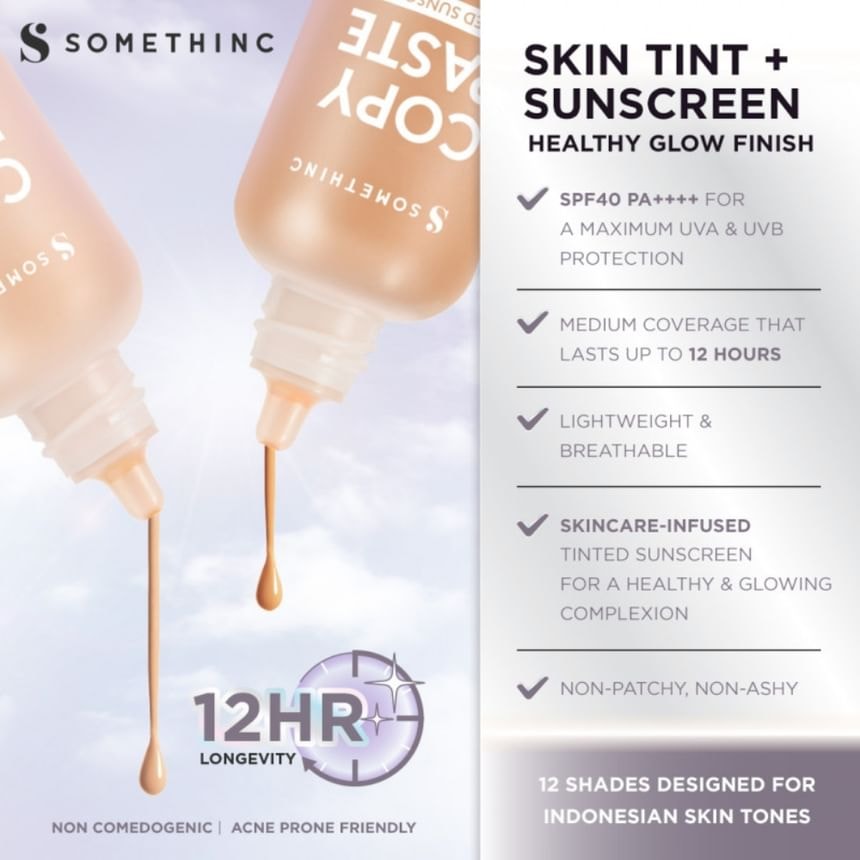 SOMETHINC - Copy Paste Tinted Sunscreen SPF 40 PA++++