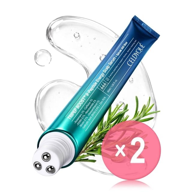CELDYQUE - Tripep Boost 9-Peptide Energy Scalp Serum 2pcs Bundle Set