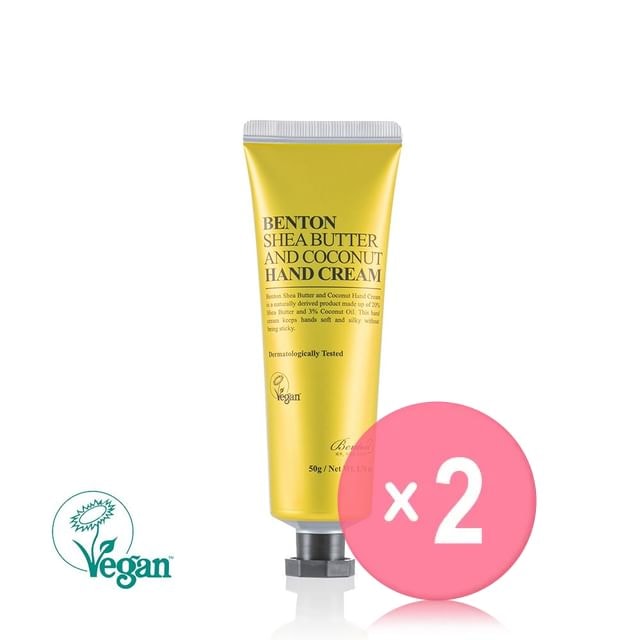 Benton - Shea Butter And Coconut Hand Cream 50g 2pcs Bundle Set