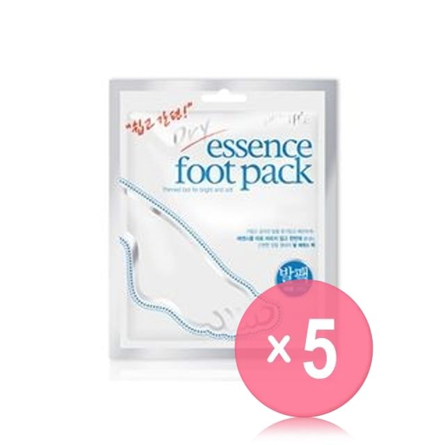 PETITFEE - Dry Essence Foot Pack 1pair 5pcs Bundle Set