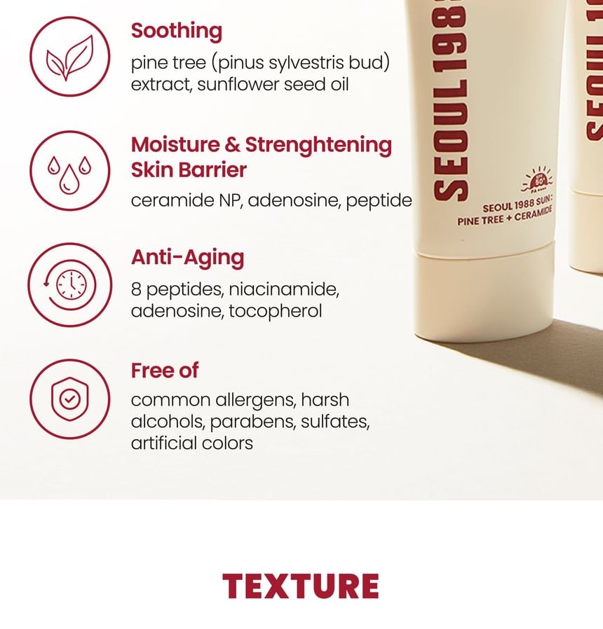 KSECRET - YesStyle Exclusive SEOUL 1988 Sun : Pine Tree + Ceramide Mini (15ml)