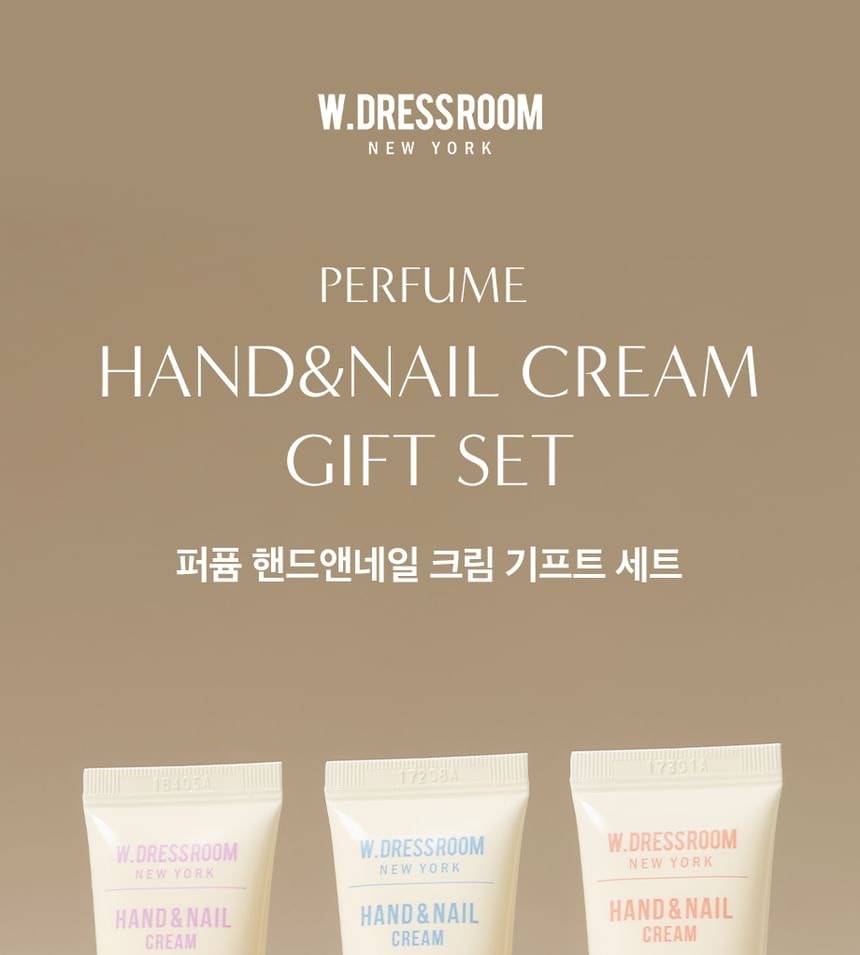 W.DRESSROOM - Perfume Hand & Nail Cream Set 2pcs Bundle Set (3 pcs x 2 pcs)