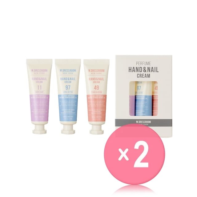 W.DRESSROOM - Perfume Hand & Nail Cream Set 2pcs Bundle Set