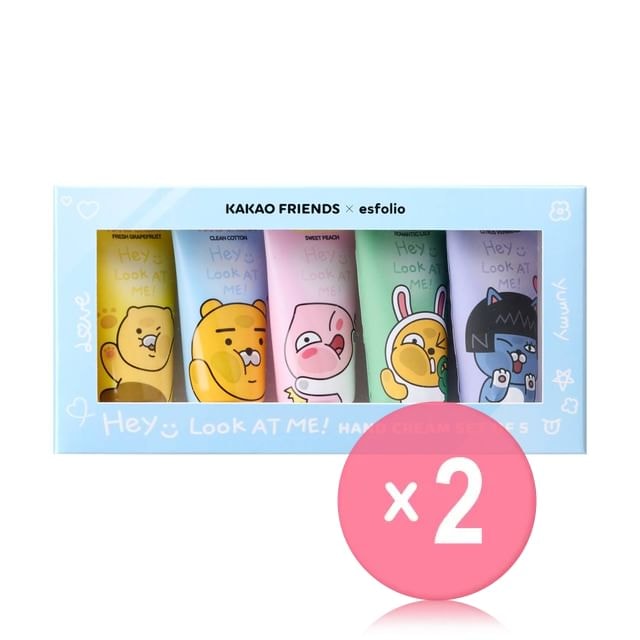 esfolio - Look At Me Hand Cream Set KAKAO FRIENDS Edition 2pcs Bundle Set