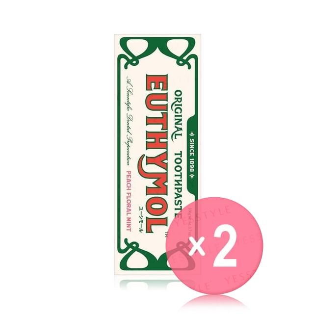 Ginza Stefany Tokyo - EUTHYMOL Peach Floral Mint Toothpaste 2pcs Bundle Set
