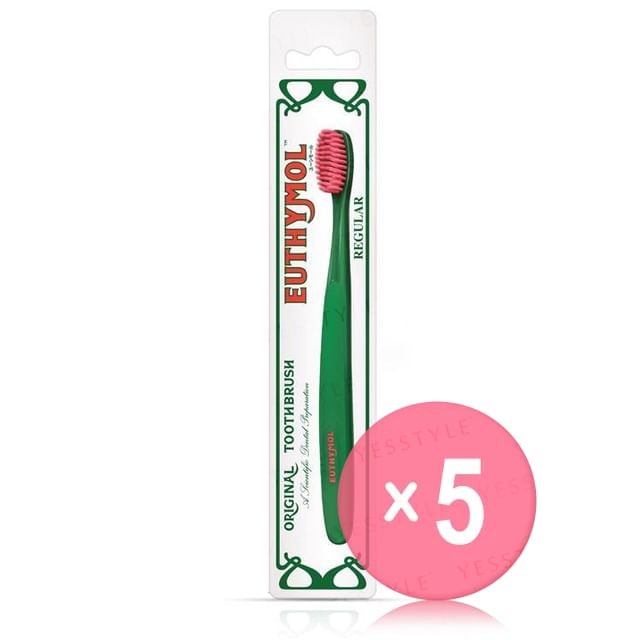 Ginza Stefany Tokyo - EUTHYMOL Regular Toothbrush 5pcs Bundle Set