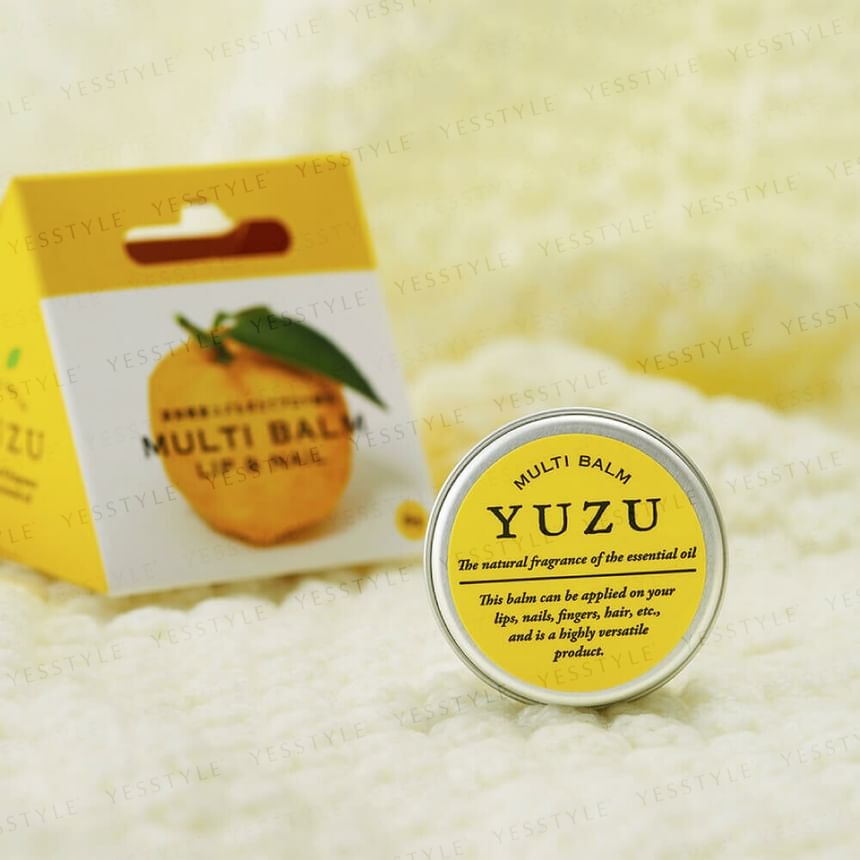 Daily Aroma Japan - Yuzu Multi Balm For Lip & Nail 2pcs Bundle Set (8g x 2 pcs)