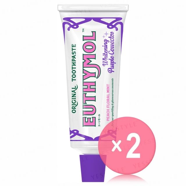 Ginza Stefany Tokyo - EUTHYMOL Whitening Purple Corrector Toothpaste 2pcs Bundle Set