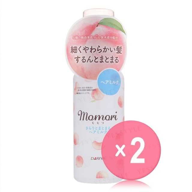 DARIYA - Momori Peach Smooth & Manageable Hair Milk 2pcs Bundle Set