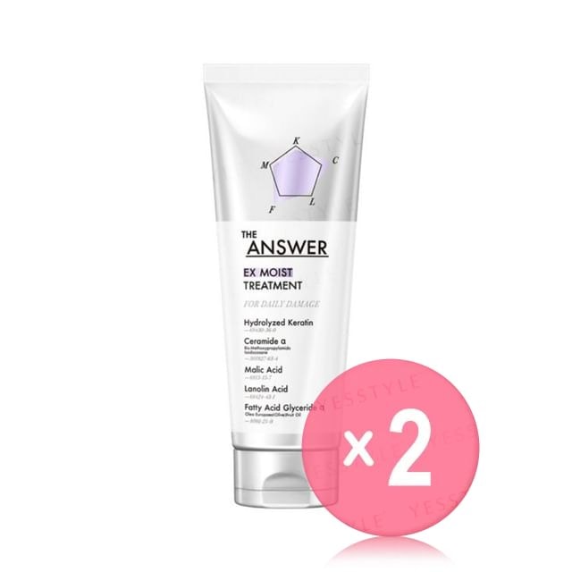 Kao - THE ANSWER EX Moist Treatment For Daily Damage 2pcs Bundle Set