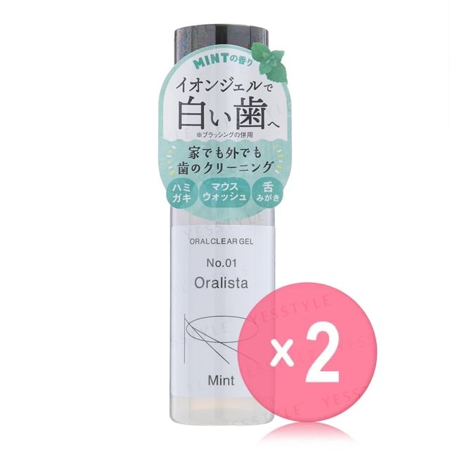 MIZUHASHIHOJYUDO - Oralista Clear Gel Toothpaste Mint 2pcs Bundle Set