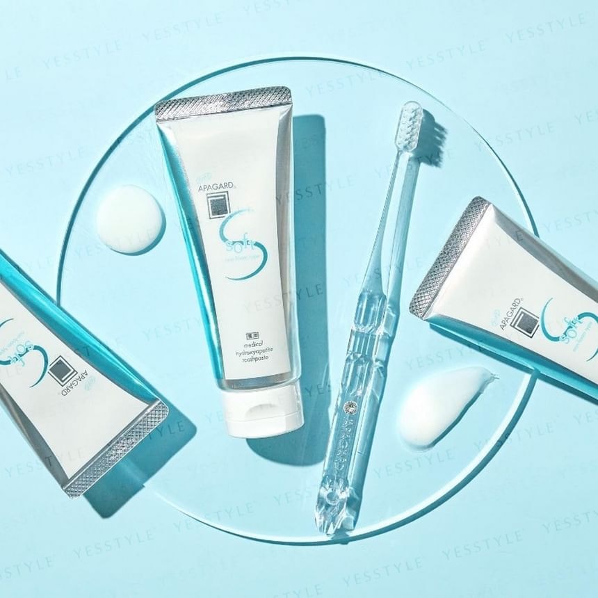 APAGARD - Hydroxyapatite Non-Foam Soft Toothpaste 2pcs Bundle Set