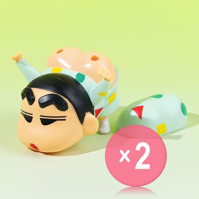 Foong - Crayon Shin-Chan Pajamas Relax 2-in-1 Thai Herbal Inhaler & Balm 2pcs Bundle Set