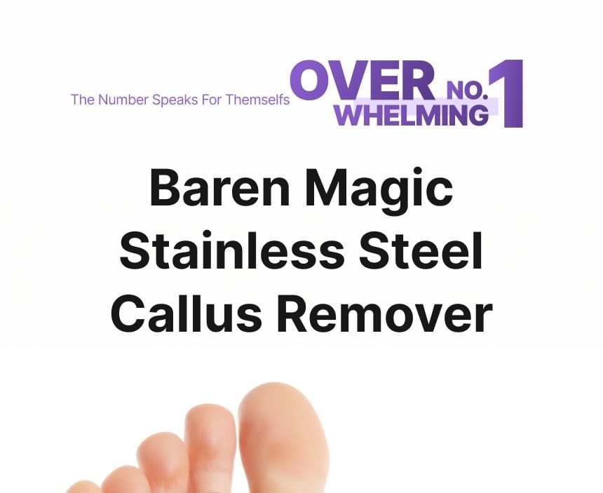 baren - Magic Professional Stainless Steel Double-Sided Foot File