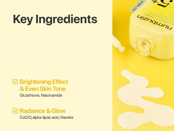 numbuzin - No.5 Glutathione Vitamin Tone-up Sun Serum (30ml)