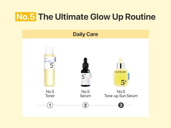 numbuzin - No.5 Glutathione Vitamin Tone-up Sun Serum (30ml)