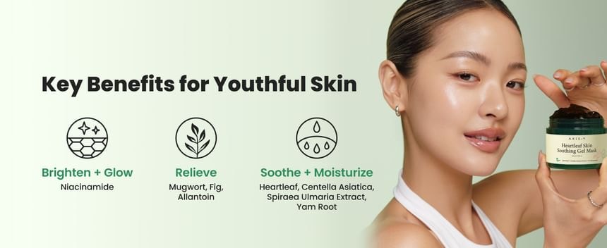 AXIS-Y - Heartleaf Skin Soothing Gel Mask (100ml)