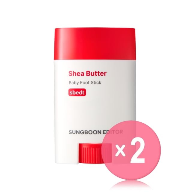 SUNGBOON EDITOR - Shea Butter Baby Foot Stick 2pcs Bundle Set