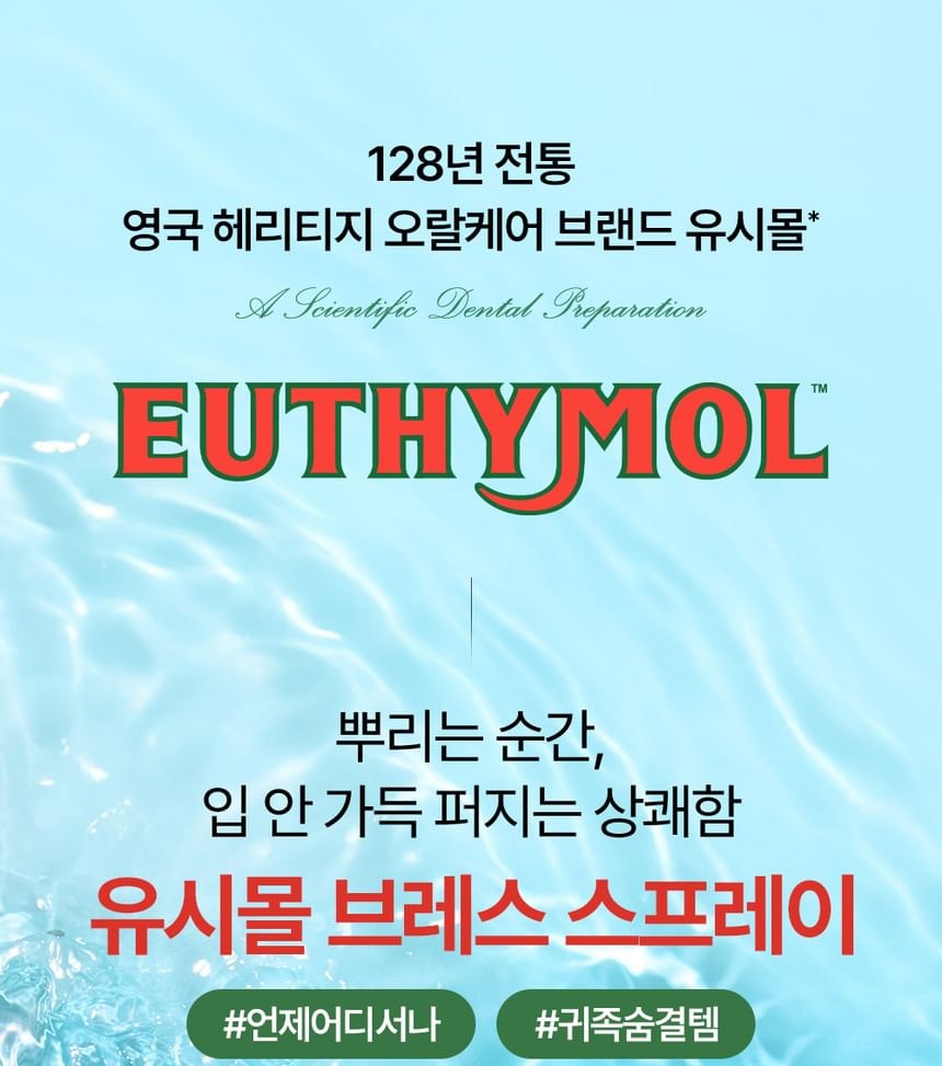 EUTHYMOL - Original Breath Spray 2pcs Bundle Set (2026 Version - 15ml x 2 pcs)