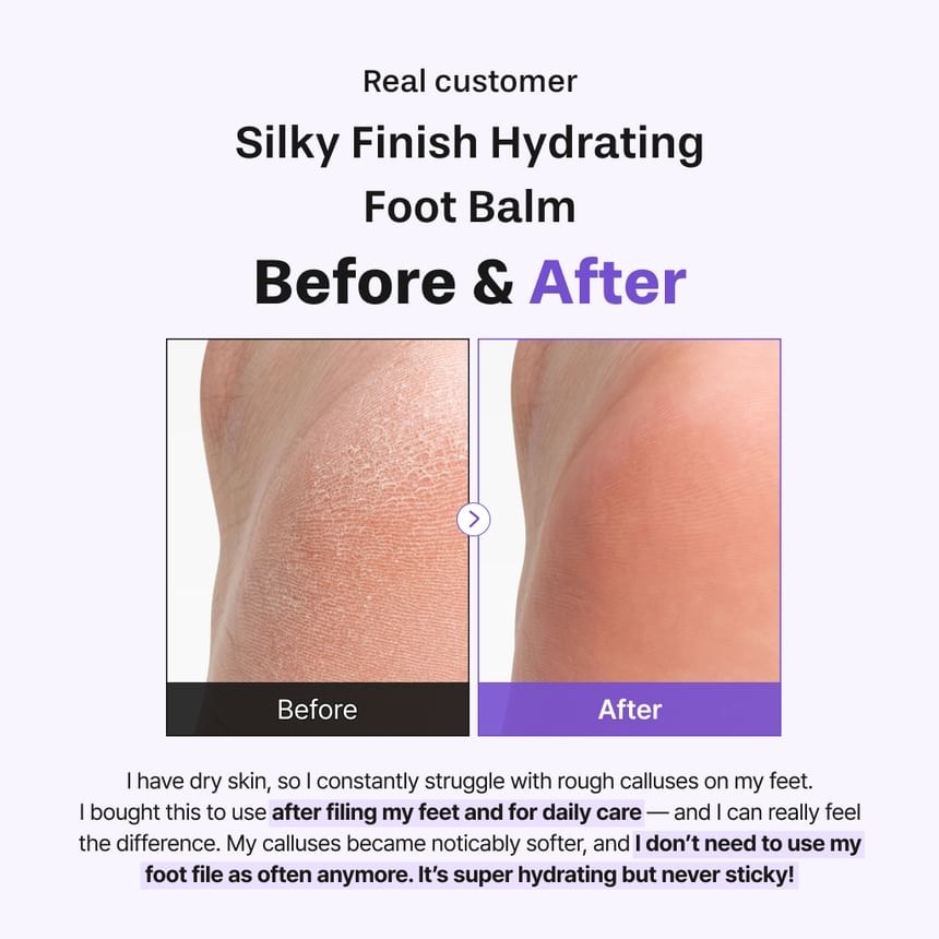 baren - Silky Finish Hydrating Foot Balm 5pcs Bundle Set (2025 Version - 40ml x 5 pcs)