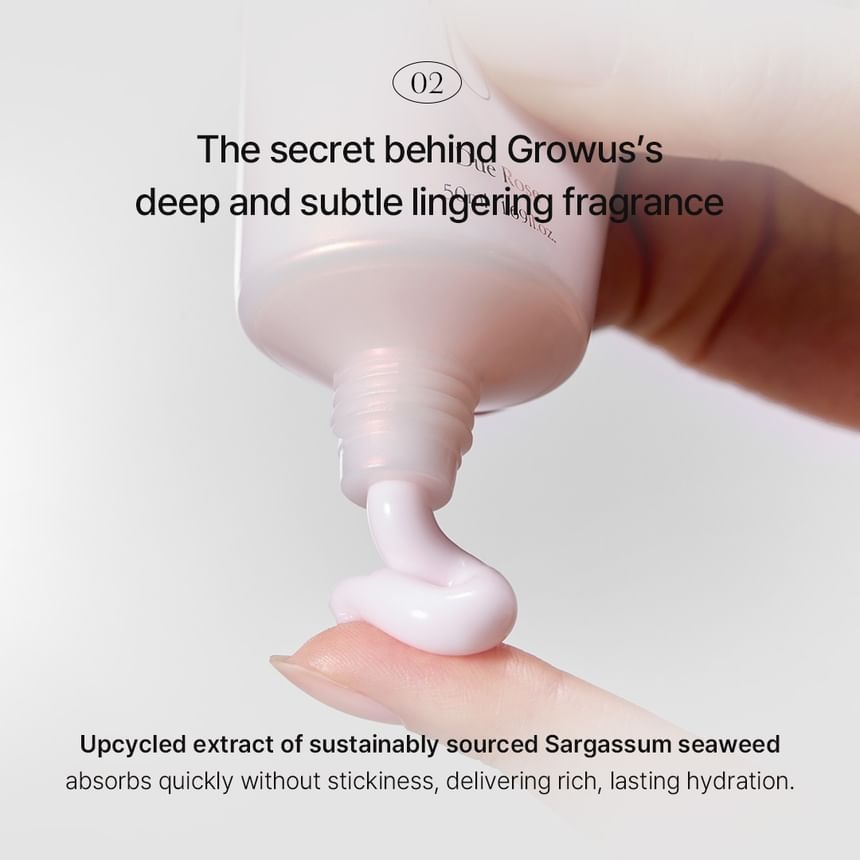 GROWUS - Damage Therapy Perfume Hand Cream - 3 Types 2pcs Bundle Set (Due Rose x 2 pcs)
