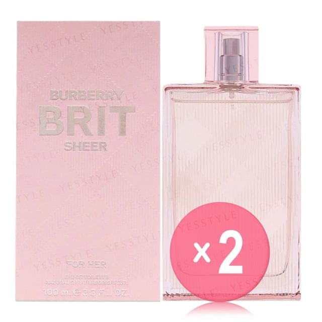 BURBERRY - Brit Sheer For Her Eau De Toilette 2pcs Bundle Set