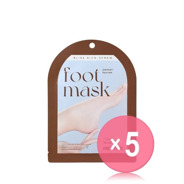 Pretty skin - Bliss Rich Renew Foot Mask 5pcs Bundle Set